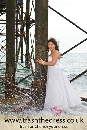 Newlywed Grainne and her 'Trash The Dress' Photoshoot...