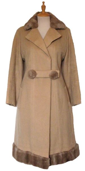 Natasha Bailie vintage camel wool coat, £60...