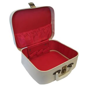 Natasha Bailie small cream vanity case, £40....