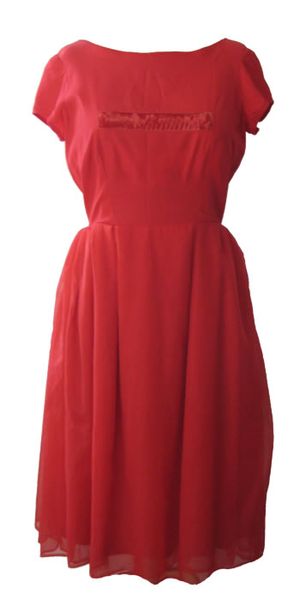 Natasha Bailie vintage 1950's red prom dress, £40...