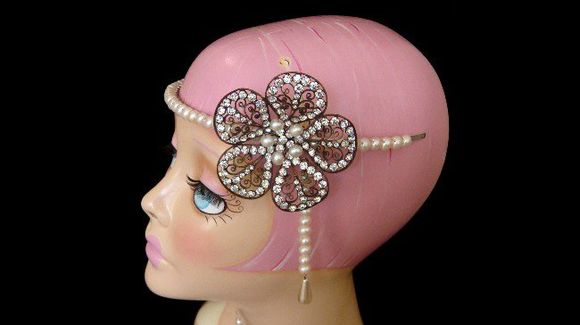 Love My Dress Wedding Blog ~ Yulia Kunze Antique Art Deco Hair Accessory...