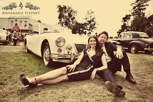 A Vintage at Goodwood Engagement Shoot - Photography by Annamarie Stepney... A Vintage at Goodwood Engagement Shoot - Photography by Annamarie Stepney...