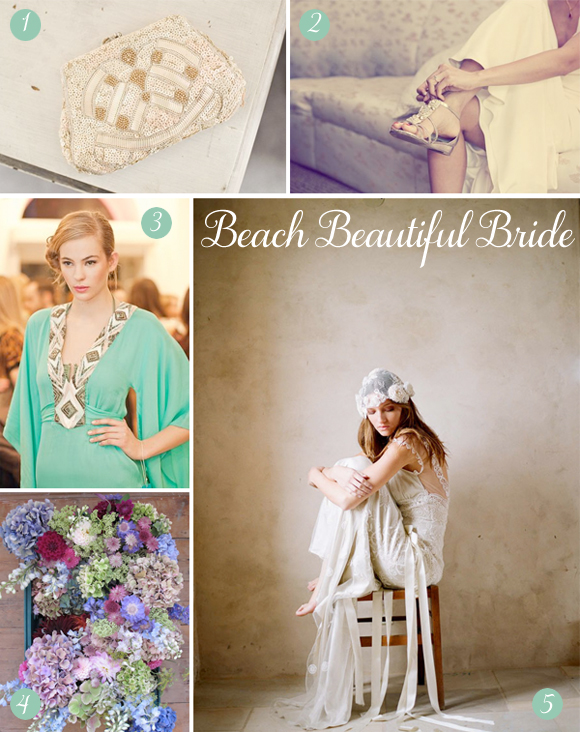 Beautiful beach bride