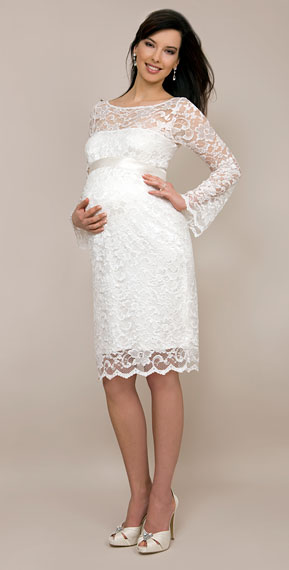 Tiffany Rose Maternity Wedding Dress...