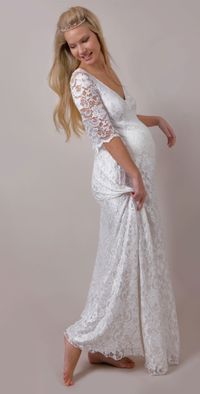 Tiffany Rose Maternity Wedding Dress...