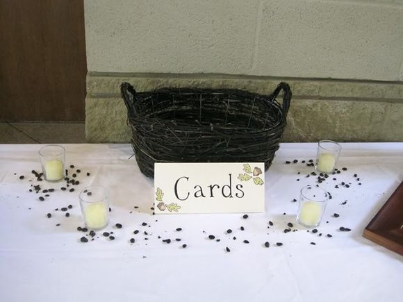 Wedding cards basket...