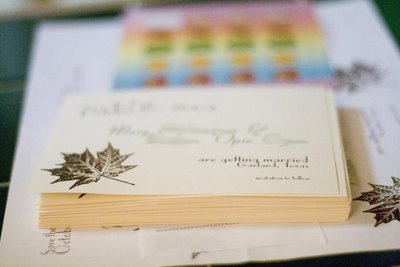 DIY Save The Date cards...