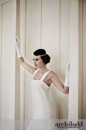 Lindsay Fleming Couture, 1920's style bridal wear...