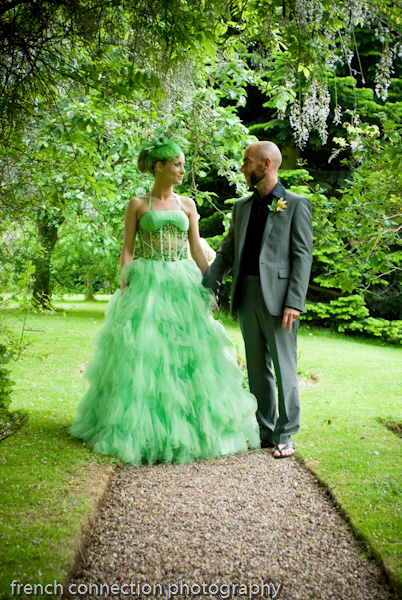 Beautiful Emerald Green Dress by Demetrius...