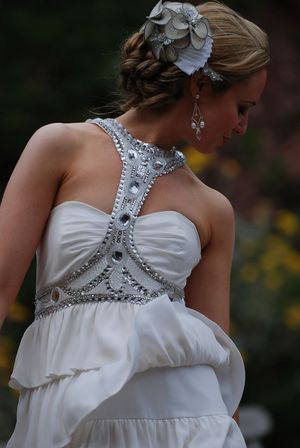 A very newlywed Georgina Worthington, of High Tea of Highgate...