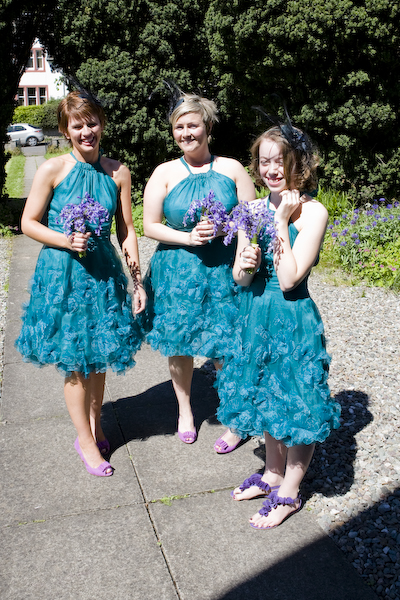 Karen Millen Bridesmaids dresses and shoes from LK Bennett...
