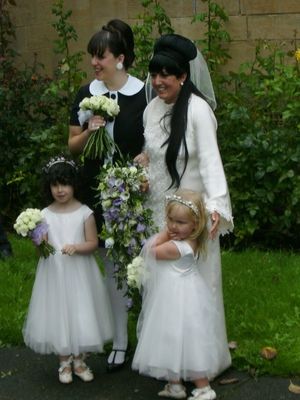 1960's Bride Stacie and her Bridesmaids...