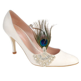 Elizabeth Peacock, by Emmy Custom Made Wedding Shoes...
