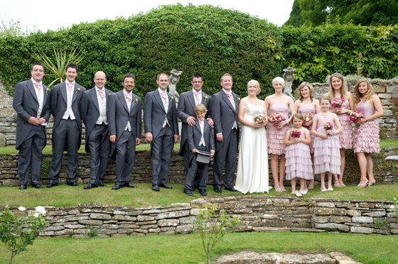 The Bridesmaids and Groomsmen....