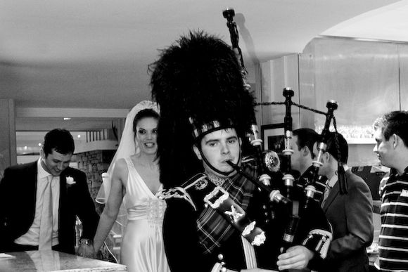 A Divine Dress for a Splendid Scottish Wedding...