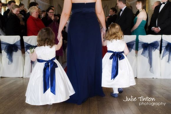 Bridesmaids in Blue...