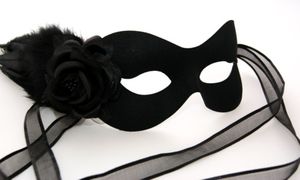 Love My Dress UK Wedding Blog - Black Swan Masquerade Mask, by Samantha Peach...