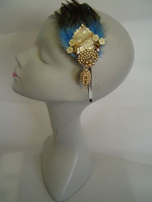 Love My Dress UK Wedding Blog - Mother of pearl and 40's pearls Headband, by Sheena Holland, £110