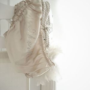 Love My Dress Wedding Blog - Silk Bridal Knicker with Swarovski Crystal, £40, by Ell and Cee