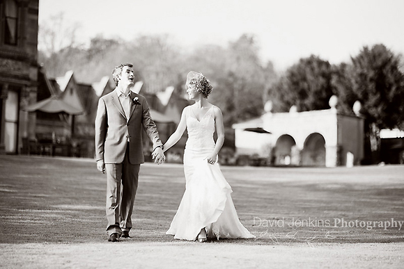Pronovias Bride Kerry and Groom Doug married at Ettington Park in April 2010...