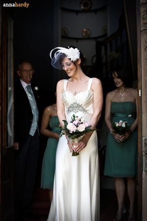 A Jenny Packham Bride, photographed by Anna Hardy...