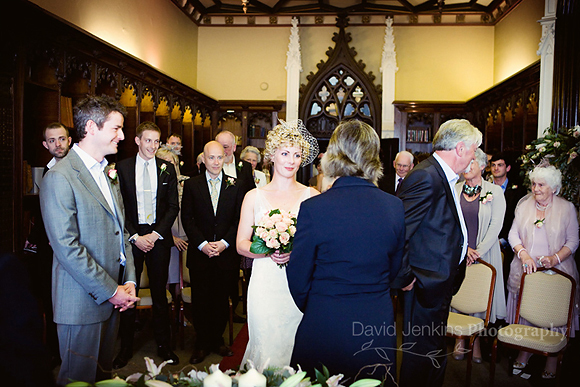 Pronovias Bride Kerry and Groom Doug married at Ettington Park in April 2010...