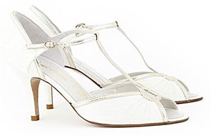 Mimi Bridal Shoes, £140, from  Queens