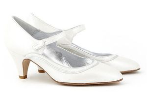 Grace Bridal Shoes, £135, from Queens & Bowl...