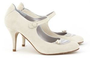 Hettie Bridal Shoes, £150, from Queens & Bowl...