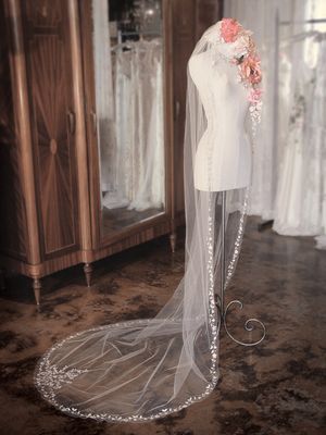 The Jasmine wedding veil, by Claire Pettibone...