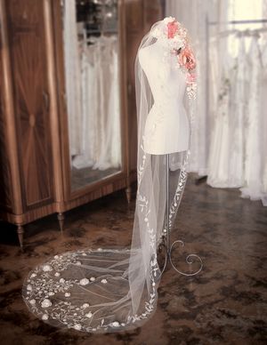 The Spring Bloom wedding veil, by Claire Pettibone...