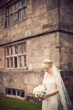 A Relaxed English Wedding ∼ Vintage Style Bunting and Beautiful Lace...