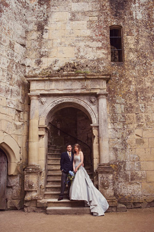 Beautiful Bride in Blue for a Fairytale Castle Wedding...