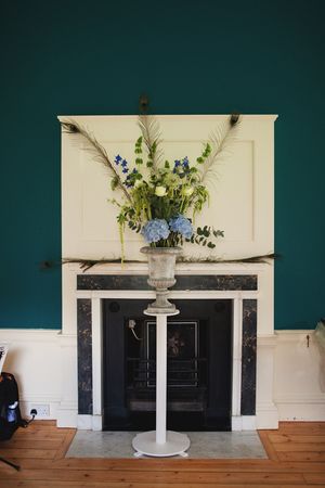 Beautiful Bride in Blue for a Fairytale Castle Wedding...