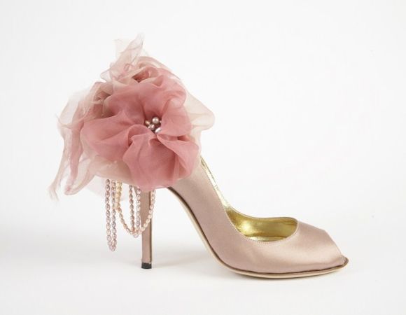 The Della Blossom Pink shoe, by Freya rose, £395....