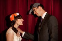 LN-1447Here Comes The Sun ∼ Wedding Day Style & Photobooth Fun. Photography by David McNeil...