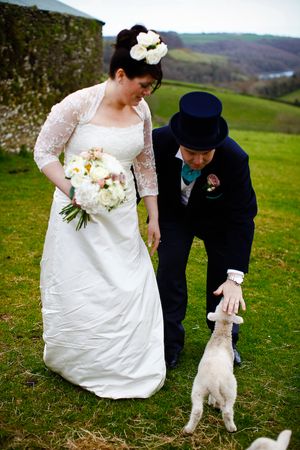 A Canadian/English Vintage Style Wedding in Cornwall...