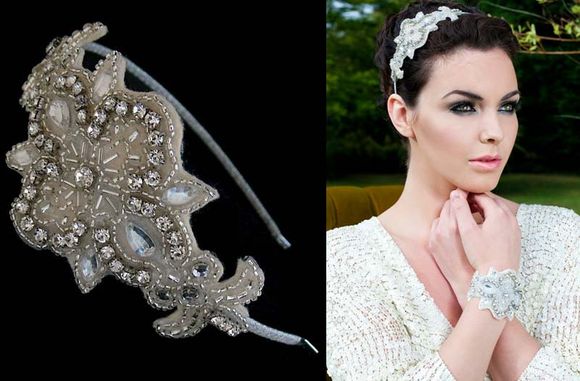 The Lalique Headband, from The Gatsby Collection, by Flo and Percy...