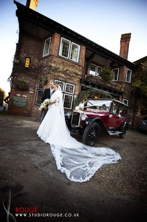 Grace Kelly Glamour - An Elegant Wedding and Amazing Cathedral Length Veil...