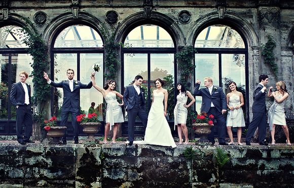 High Fashion and Style at Sandon Hall, Staffordshire, Photographer Chris Hanley captures his Son's Wedding on Camera...