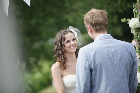 An Outdoor, Lakeside, Vintage Wedding - Photography by David McNeil...