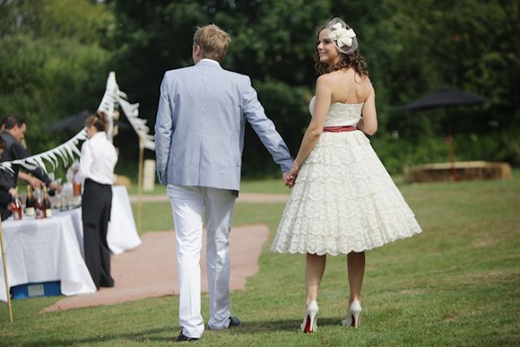 An Outdoor, Lakeside, Vintage Wedding - Photography by David McNeil...