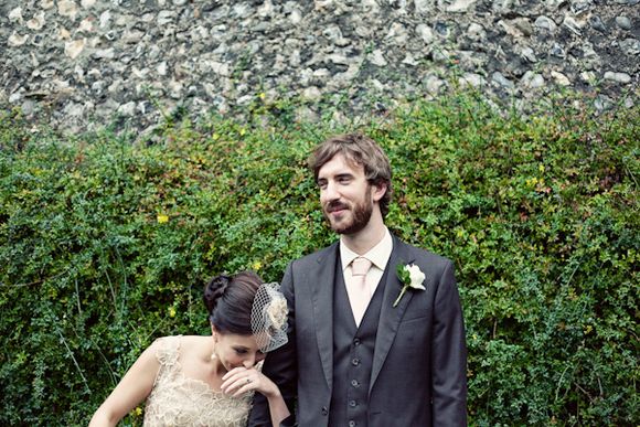 A Short, Shift Style Vintage Wedding Dress - Photography by Emma Case...