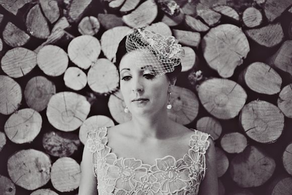 A Short, Shift Style Vintage Wedding Dress - Photography by Emma Case...