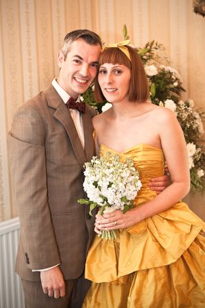 'Vintage' 1980s Mellow Yellow Wedding Dress... - Photography by Matt Tyler...
