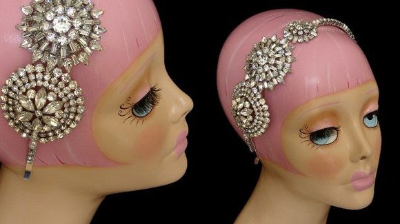 Love My Dress Wedding Blog ~ Yulia Kunze Antique Art Deco Hair Accessory...