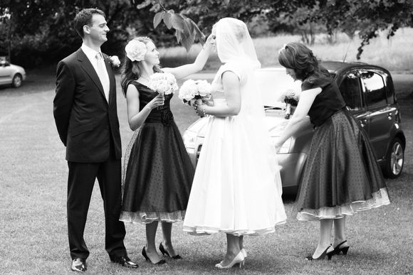 1950's Style Bride and her 'Funny Face' Style - Photography by 'Wild & Elegant'...