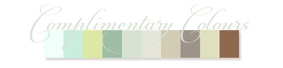 Eau de Nil and Seafoam Green - Complimentary Colour Chart...