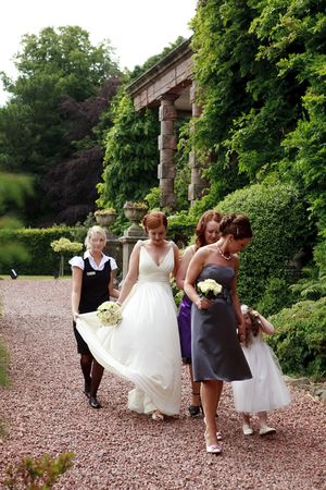 Grecian Style by Pronovias for a Scottish Castle Wedding - Photography by Wilson McSheffrey...