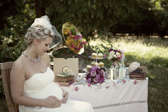 A Vintage Inspired Maternity Bridal Shoot - Photographs by Emily Quinton...